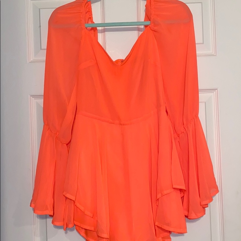 Misguided Coral Romper